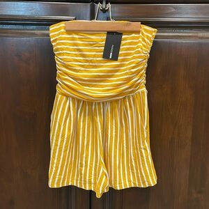 Fashion Nova Anchors Up Romper NWT